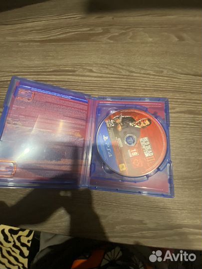 Red dead redemption 2 ps4 диск