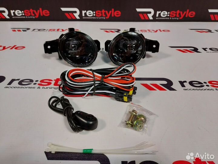 Туманки Nissan 2 уха LED dlaa NS0134 D2403