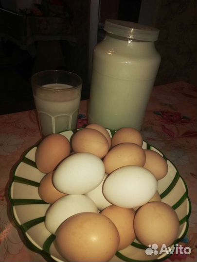 Яйца, молоко