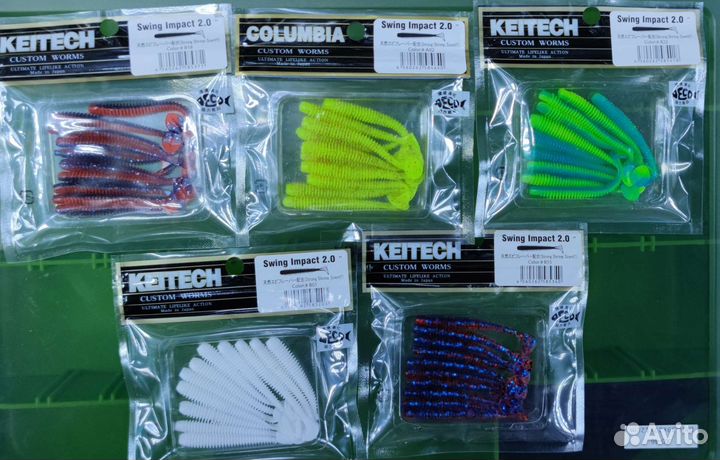 Приманки ультралайт Keitech Swing impact 2