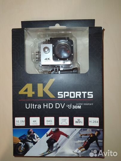 Экшн камера 4к sports