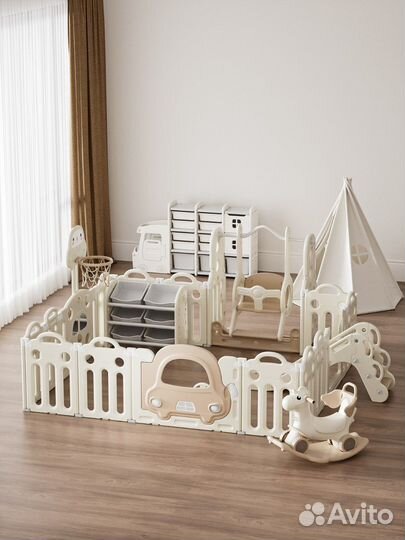 Детский игровой манеж пластик