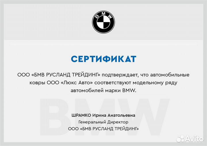 3D Коврики BMW 7 F02 Long Экокожа Салон Багажник