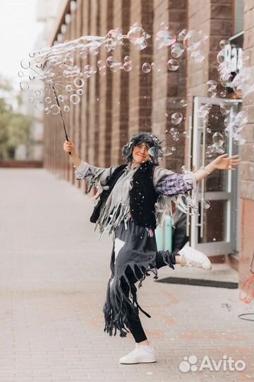 Шоу мыльных пузырей