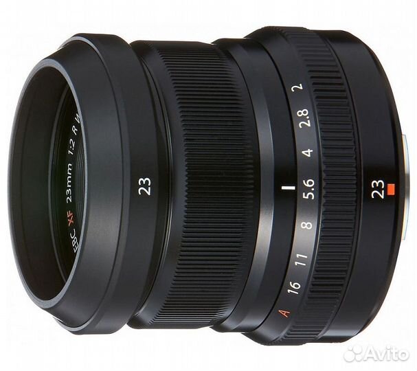 Объектив Fujifilm XF 23mm f/2 R WR черный