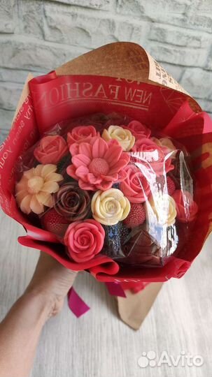 Шоколадные цветы, розы, букеты