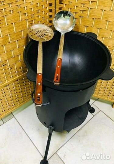 Казан 8л Печь +Шумовка +Половник