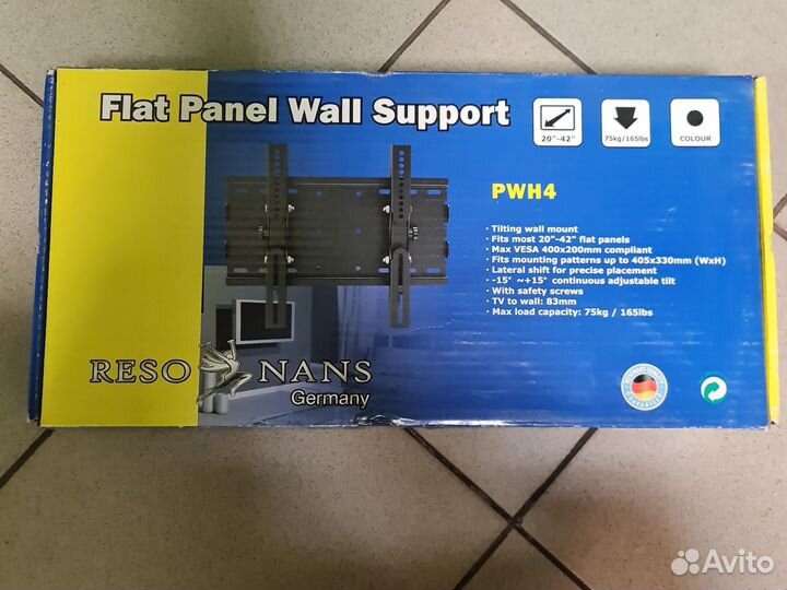 Кронштейн для телевизора до 43 диагонали