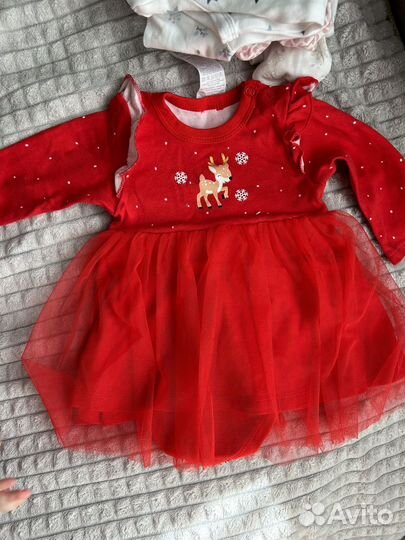 Детские вещи пакетом 68 74 на девочку