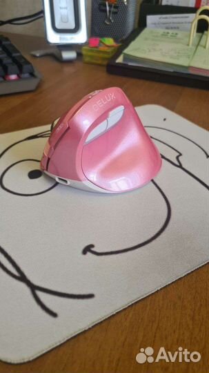 Delux m618 mini вертикальная мышь
