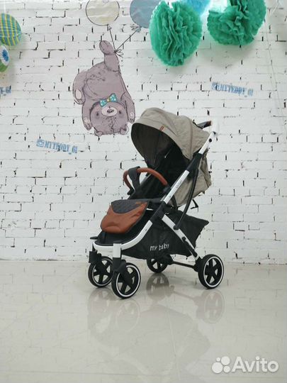 Прогулочная коляска детская книжка babalo, yoya