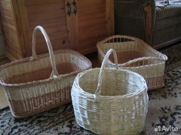 Корзины плетеные