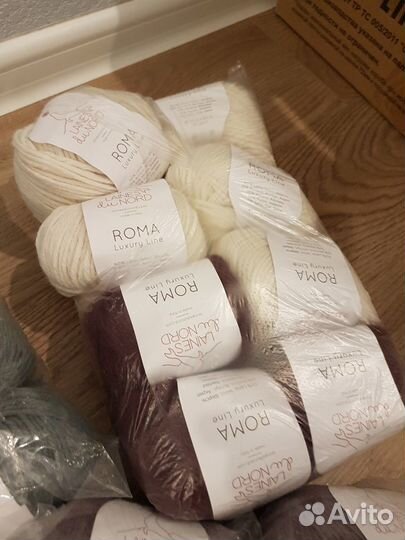Пряжа Италия Laines du nord Roma Tweed мериносовая
