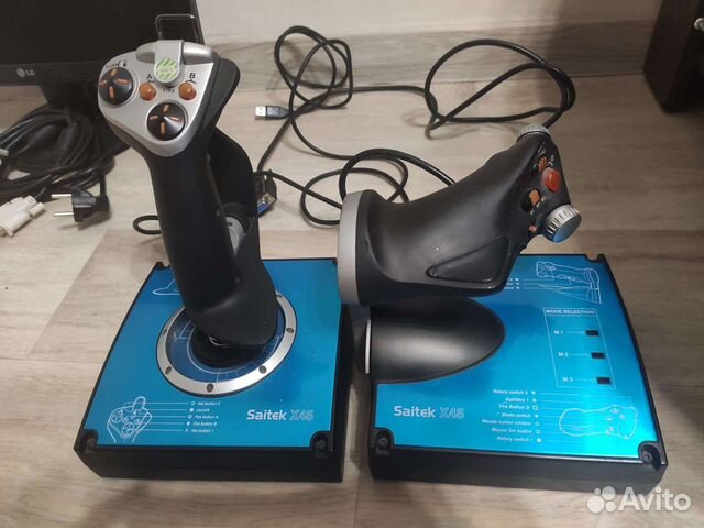 Джойстик, контроллер для авиасимулятора Saitek-X45 купить в Сургуте ...