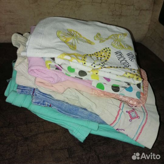 Вещи пакетом на девочку 98см