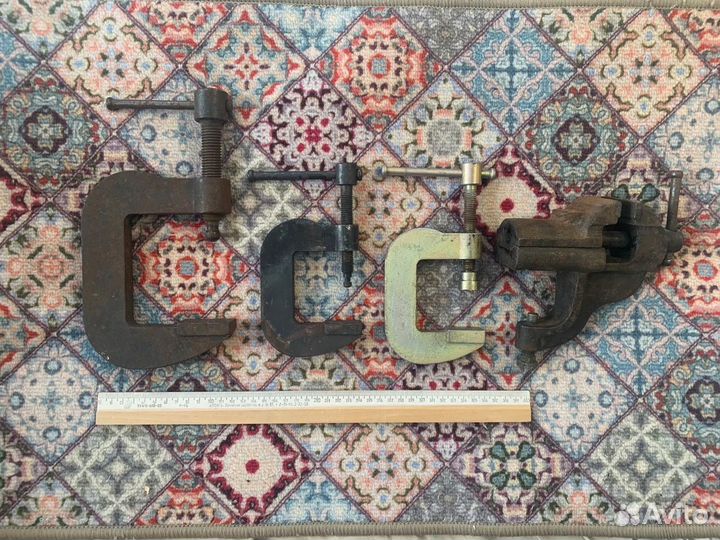 СССР Тиски, Струбцина, Газовый ключ, Домкраты Стой