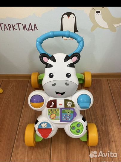 Ходунки забра fisher price