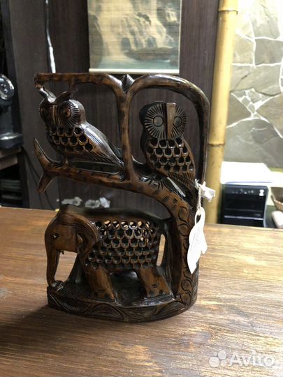 Сувенир Слон и птицы