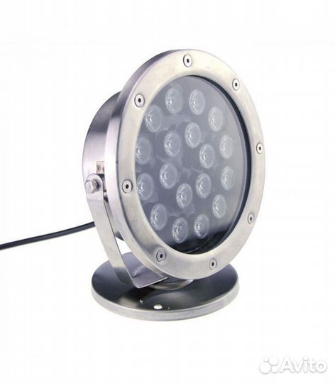 Подводный светильник 24В ас, 18 ватт, Цвет: RGB