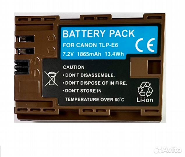 Аккумулятор Digital TLP-E6 с USB type-c