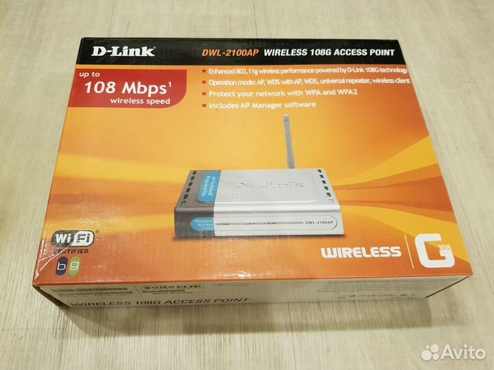 Точка доступа wifi D-link DWL-2100AP