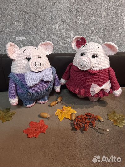 Игрушка мини - пиги Даша и Аркаша