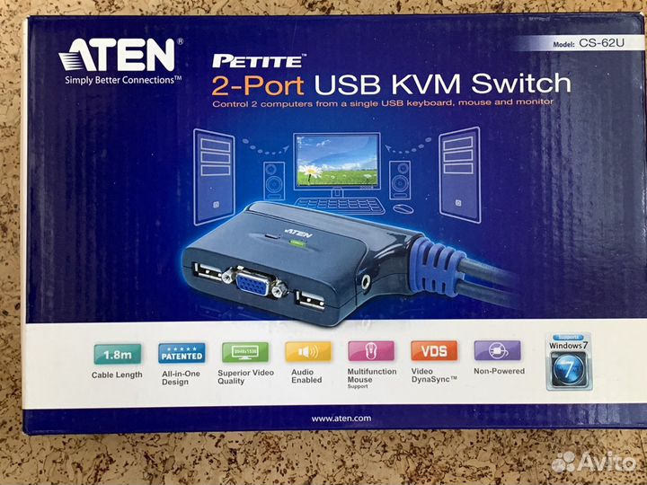 Переключатели KVM: Aten, Edimax, Trendnet