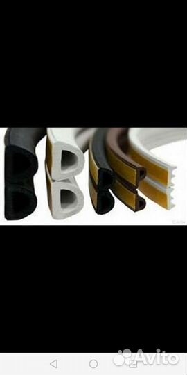 Уплотнитель самоклеющийся для окон, дверей E, P, D