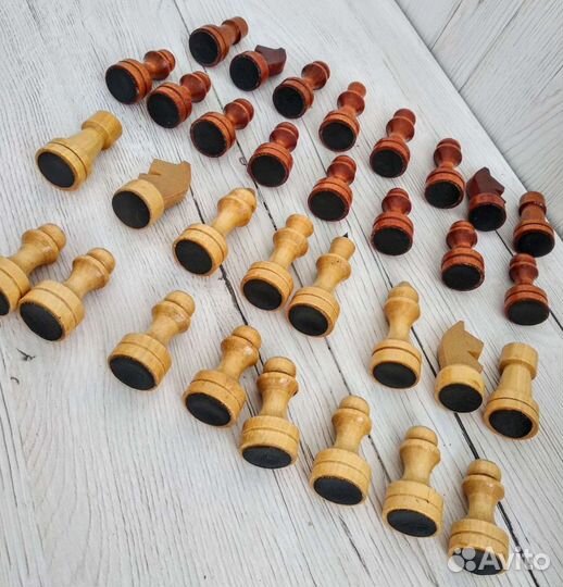 Игра. Шахматы. Деревянные. Резные. Винтаж. СССР