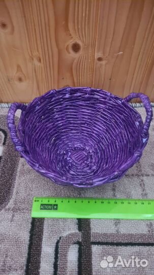 Корзина плетеная