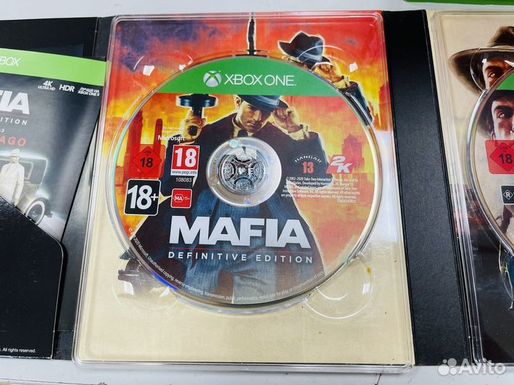 Диск Trilogy mafia Xbox one