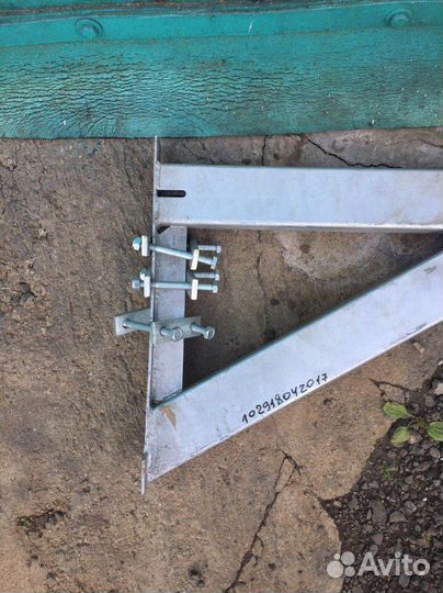 Кронштейн для лебедки на бортовой прицеп мзса с то