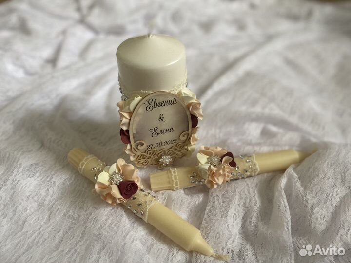 Свадебные бокалы и аксессуары ручной работы