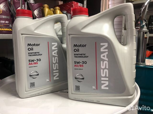 Моторное масло nissan