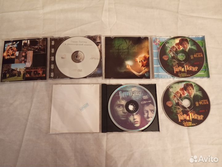 Видео диски фильмы о Гарри Поттере