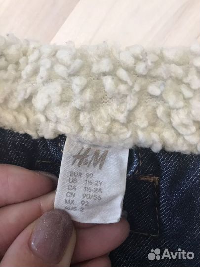 Куртка H&M джинсовка 92