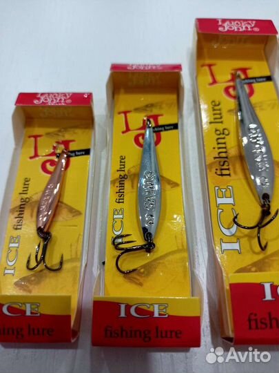 Спиннинги зимнии LJ и блесна Lucky John (Salmo)