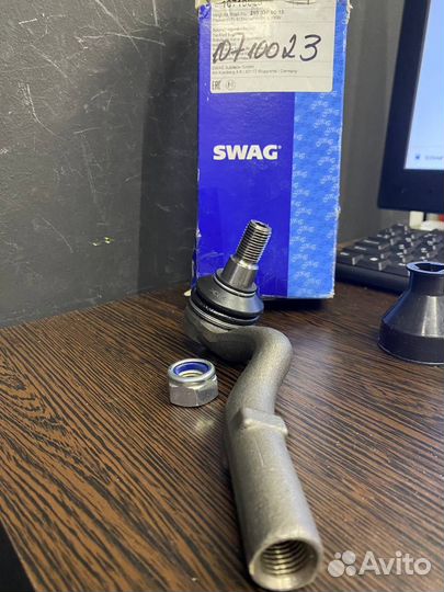 Наконечник рулевой левый swag 10710023