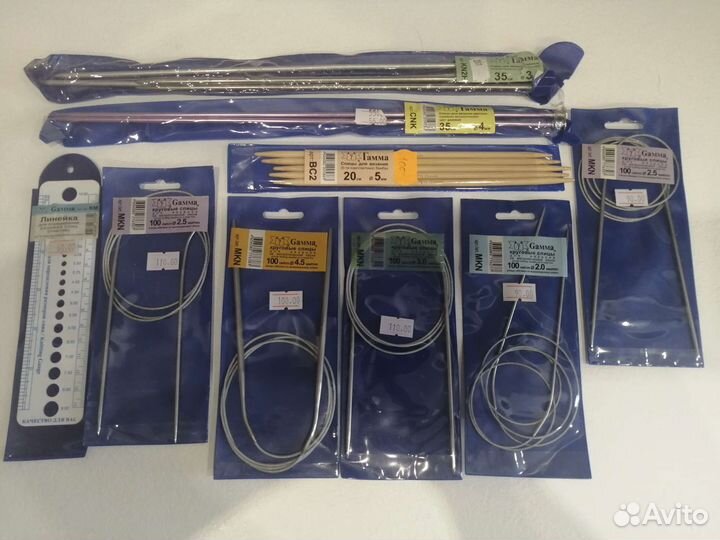 Спицы и крючки для вязания