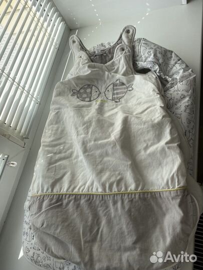 Кокон утепленный для новорожденного