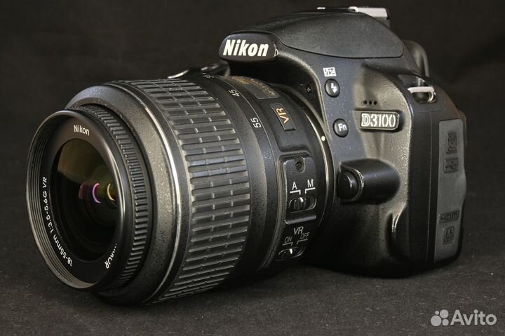 Nikon D3100 kit 18-55mm VR ED пробег 21000