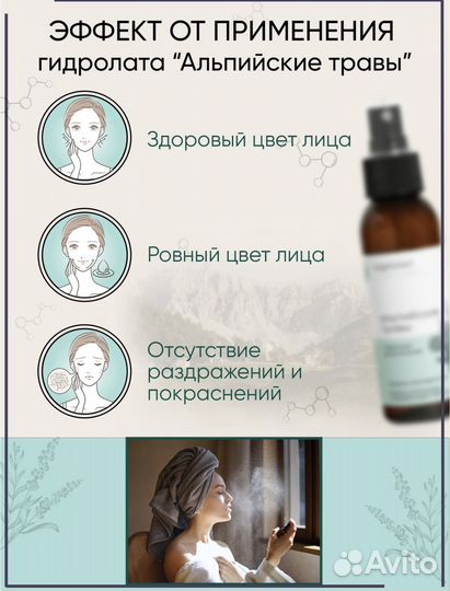 Гидролат Альпийские травы