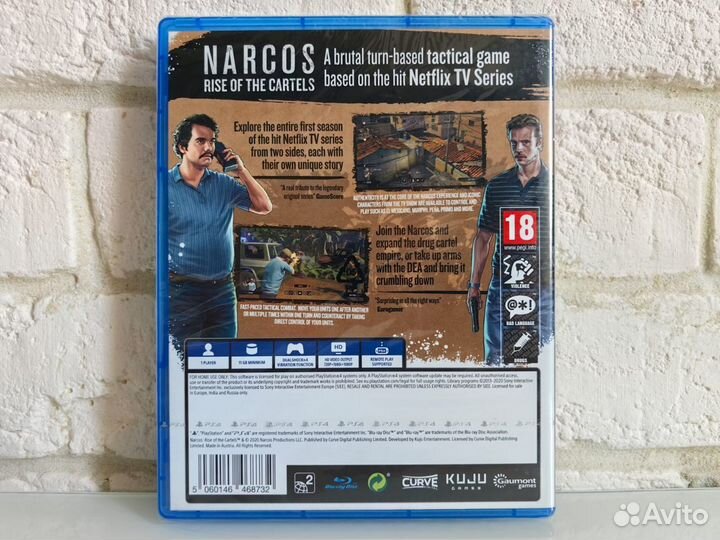 Narcos: Rise of the Cartels PS4 новый диск