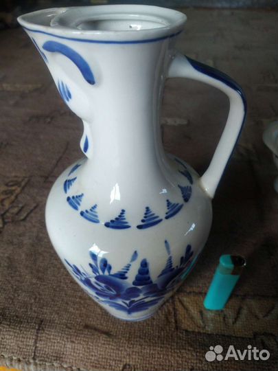 Гжель СССР посуда