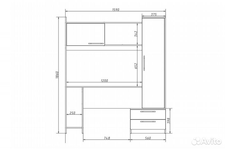 Компьютерный стол