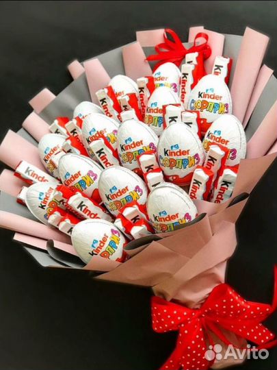 Сладкие букеты из конфет