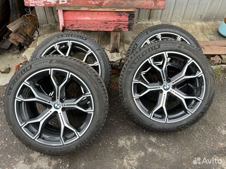 Колеса на bmw x6/x5 g05 зимние разноширокие r21