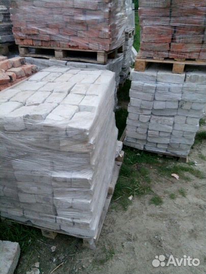 Кирпич белый, красный