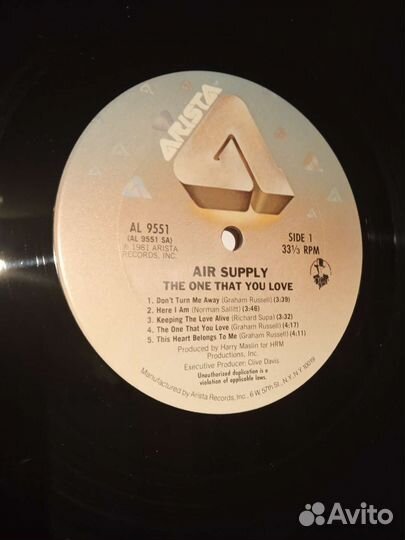 Air Supply виниловые пластинки