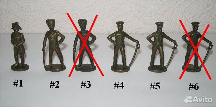 Металлические солдатики и пр. из Kinder Surprise